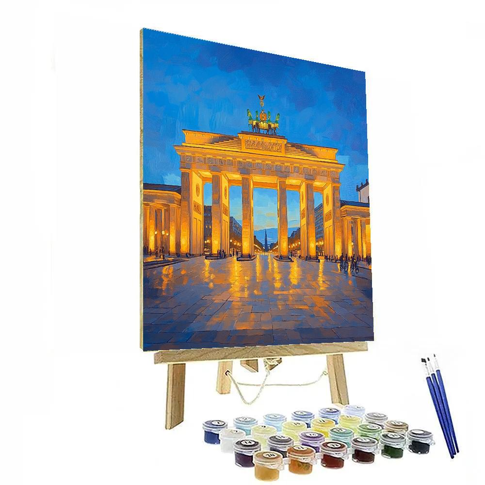 Brandenburg Gate Pariser Platz Berlin Germany Number painting