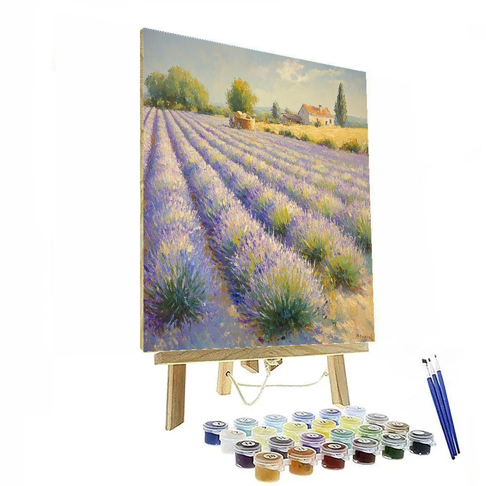 Monet Inspired Lavender Field Breeze Paint by numbers kits