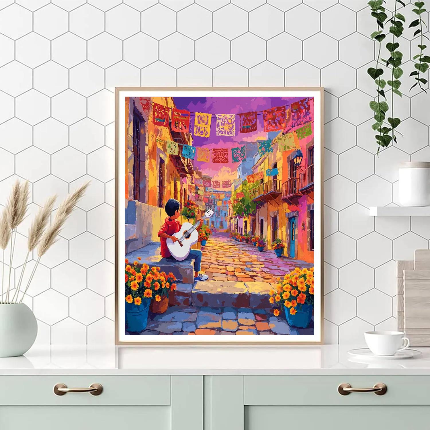 Miguel Plaza Music Dream Disney Inspired Paint by numbers kits