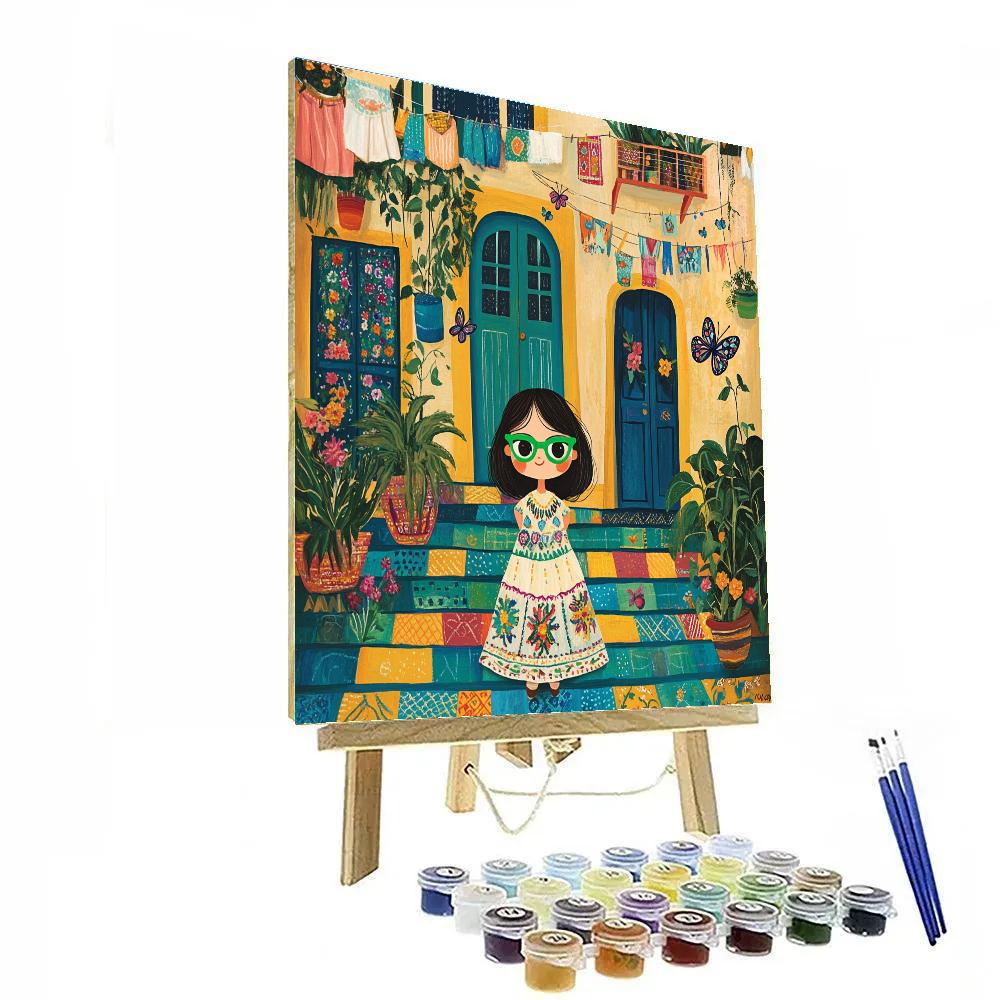 Mirabel Casita Courtyard Colors Disney Inspired DIY paint by numbers