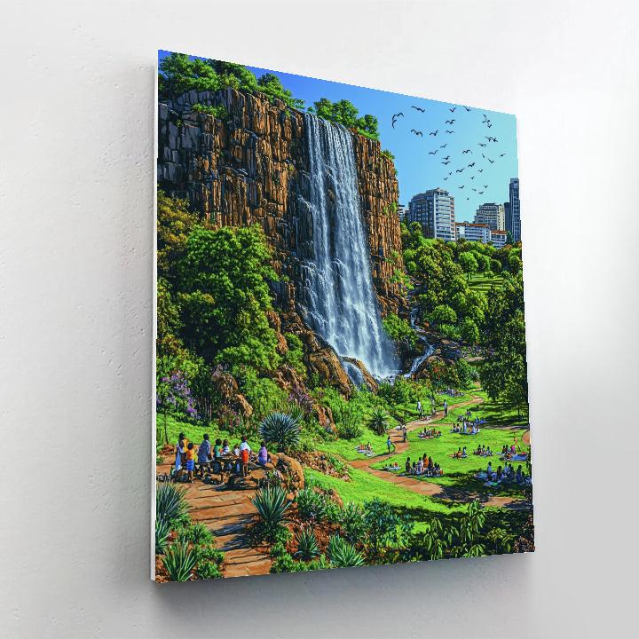 Johannesburg Walter Sisulu Botanical Garden South Africa paint by color