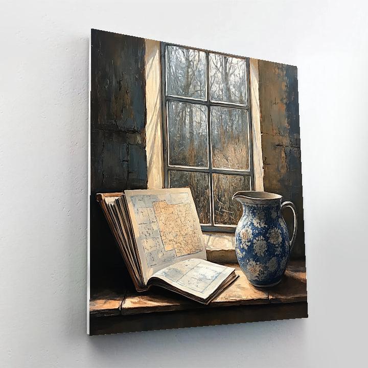 Vermeer Inspired Letter By The Window Numbered painting kits
