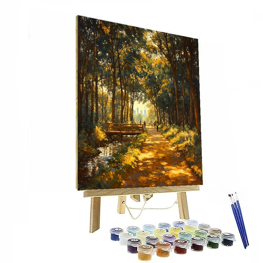 Nairobi Karura Forest Urban Trail Kenya Painting by numbers kit