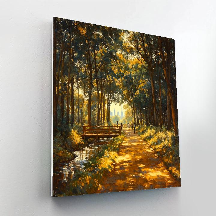 Nairobi Karura Forest Urban Trail Kenya Painting by numbers kit