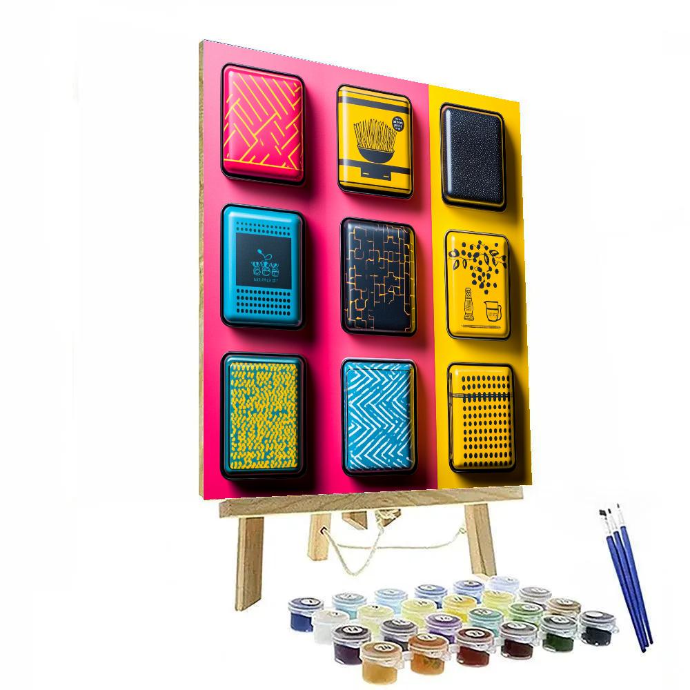 Andy Warhol Inspired Pop Tea Cans Numbered painting kits