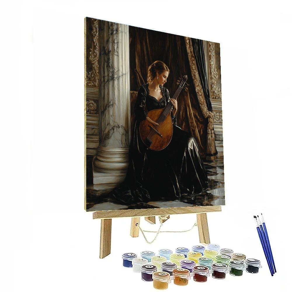 Diego Velazquez Inspired Musician At Court Number painting