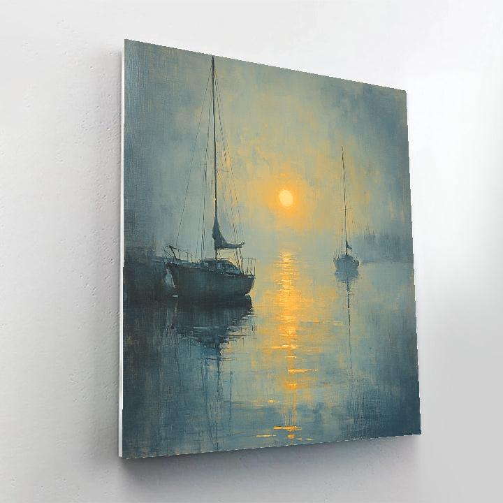JMW Turner Inspired Sun Through Mist Painting by numbers kit
