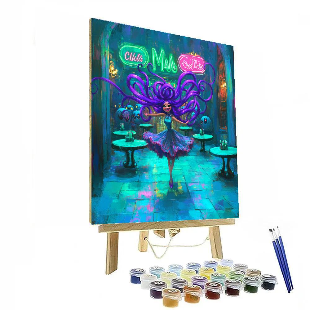 Celia Mae Restaurant Welcome Spin Disney Inspired Paint by numbers art