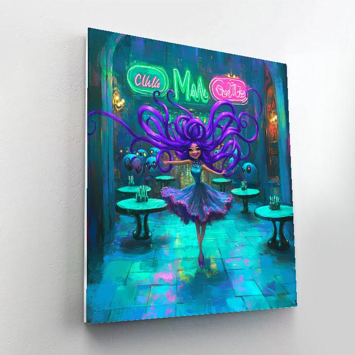 Celia Mae Restaurant Welcome Spin Disney Inspired Paint by numbers art