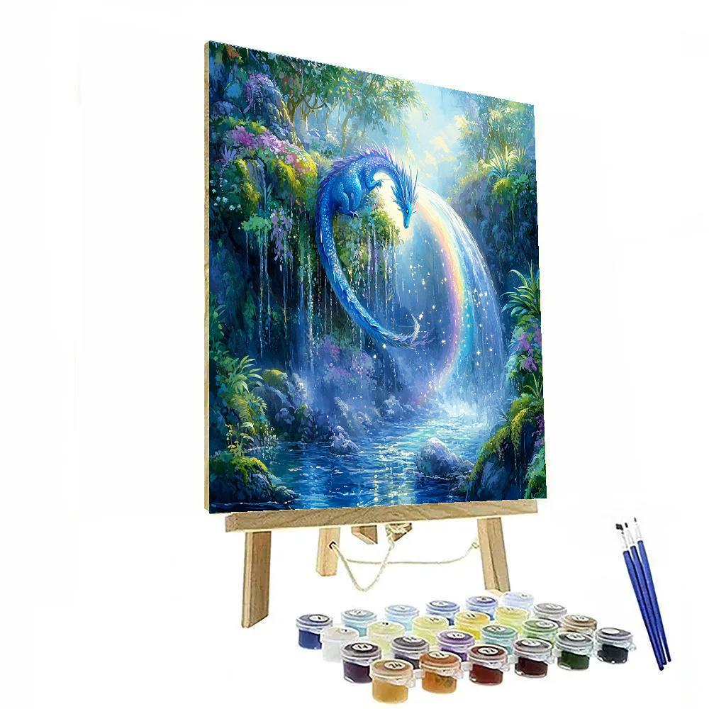 Sisu Waterfall Rainbow Spray Disney Inspired painting number kit