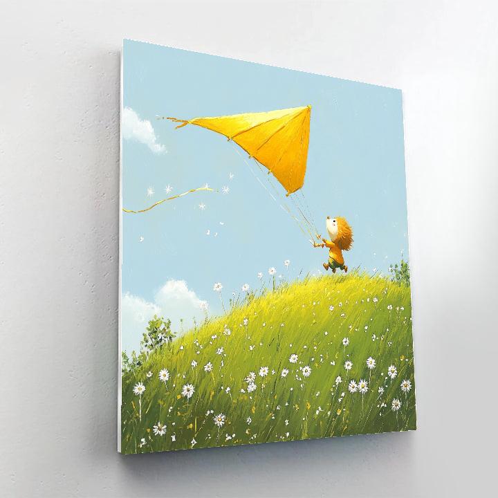 Roo Kite Hill Big Jump Disney Inspired paint by numbers