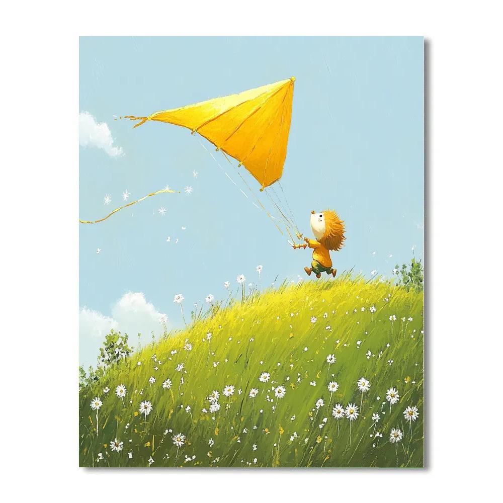 Roo Kite Hill Big Jump Disney Inspired paint by numbers