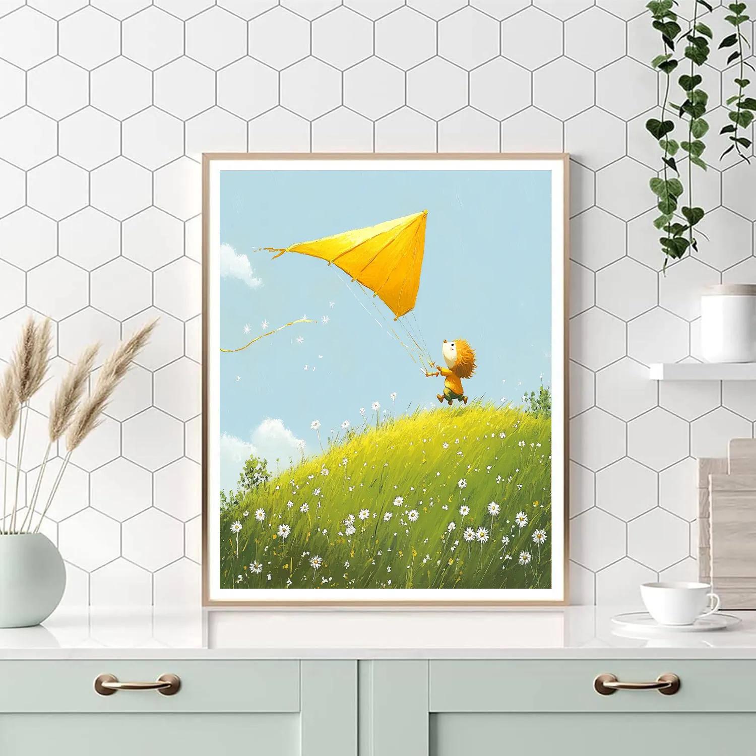 Roo Kite Hill Big Jump Disney Inspired paint by numbers