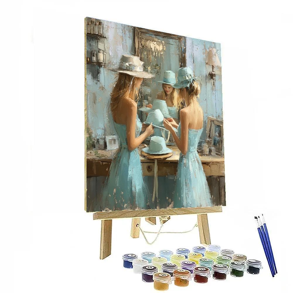 Degas Inspired Millinery Studio Numbered painting kits