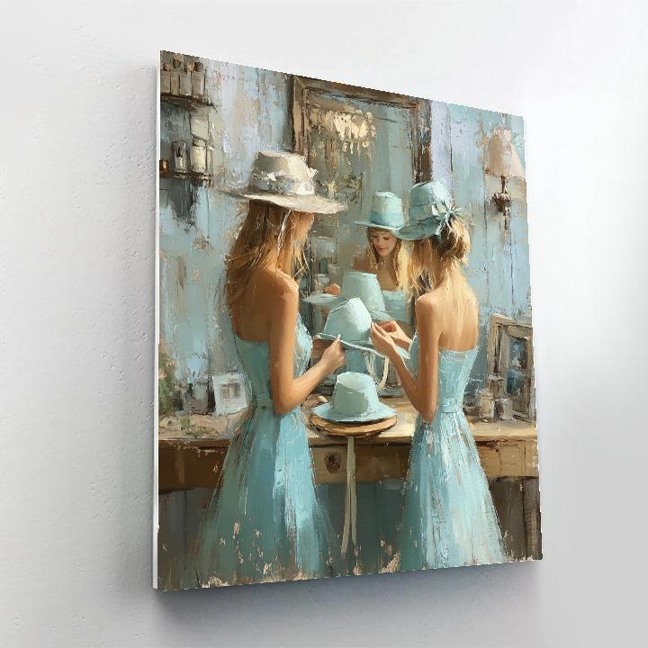 Degas Inspired Millinery Studio Numbered painting kits