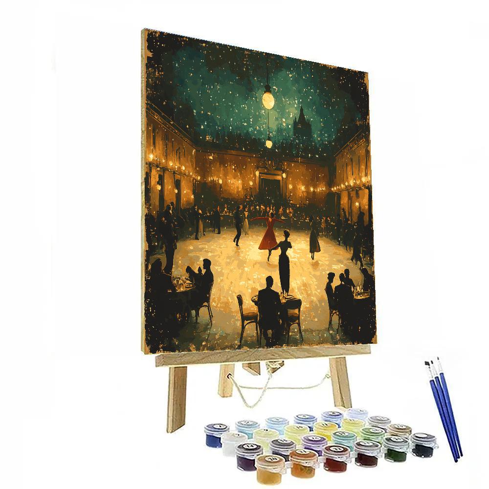 Henri De Toulouse Lautrec Inspired Dancing At The Moulin Paint by numbers kits