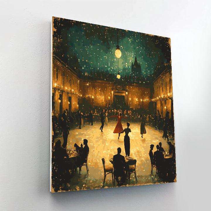 Henri De Toulouse Lautrec Inspired Dancing At The Moulin Paint by numbers kits