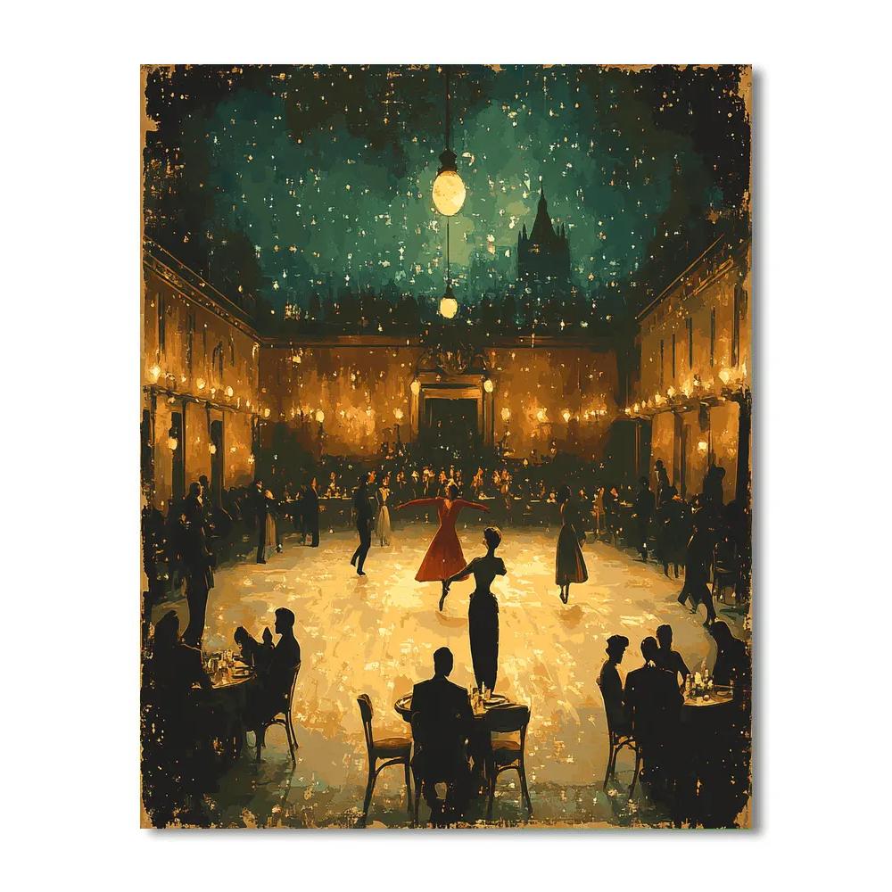 Henri De Toulouse Lautrec Inspired Dancing At The Moulin Paint by numbers kits