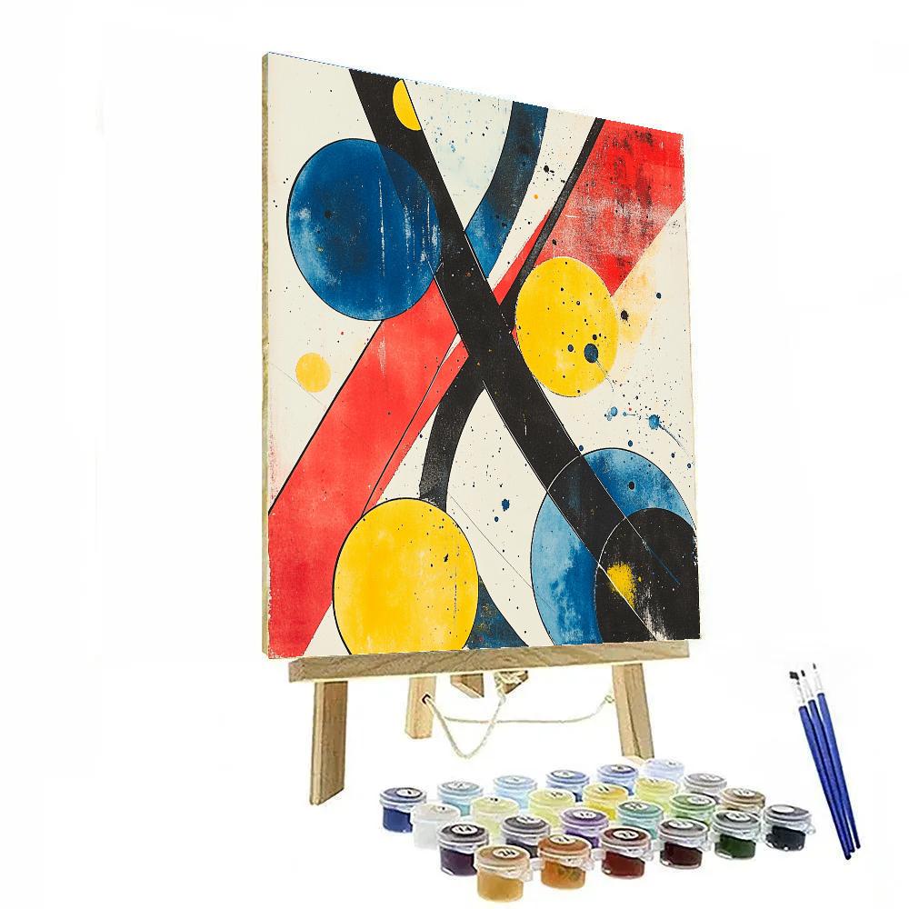 Kandinsky Inspired Color Fugue Number painting