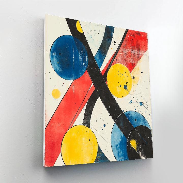 Kandinsky Inspired Color Fugue Number painting