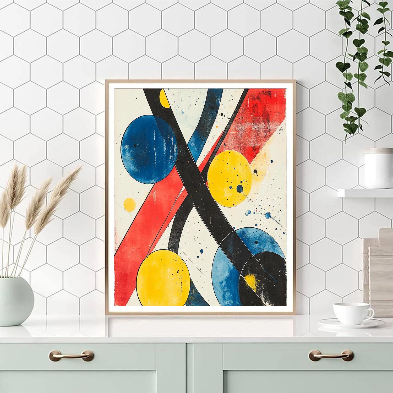 Kandinsky Inspired Color Fugue Number painting