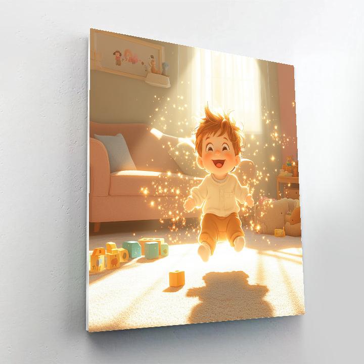 Jack Jack Living Room Power Playtime Disney Inspired Number painting