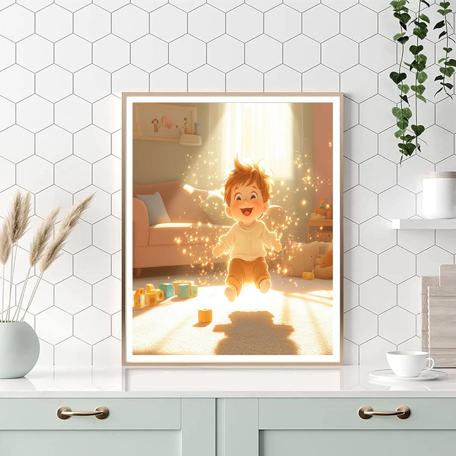 Jack Jack Living Room Power Playtime Disney Inspired Number painting
