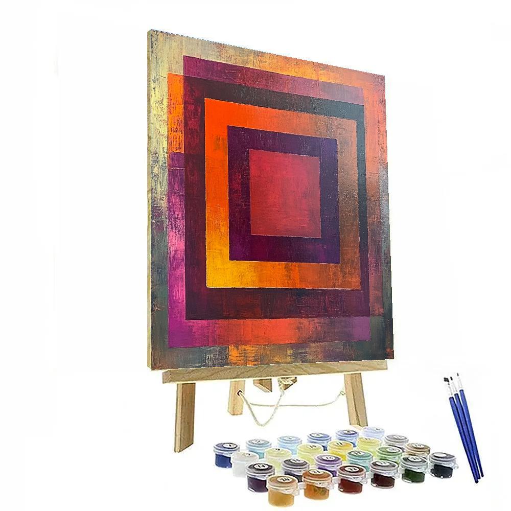 Rothko Inspired Twilight Blocks Paint by numbers kits