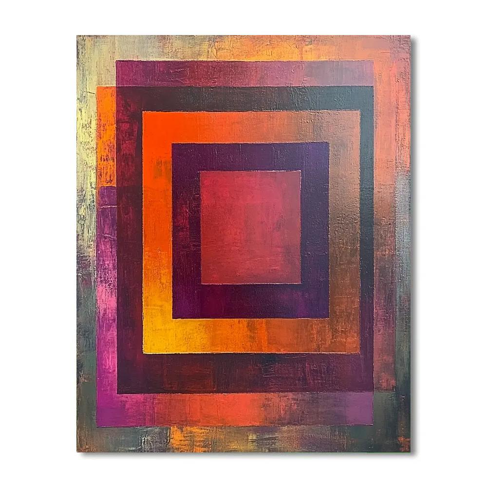 Rothko Inspired Twilight Blocks Paint by numbers kits