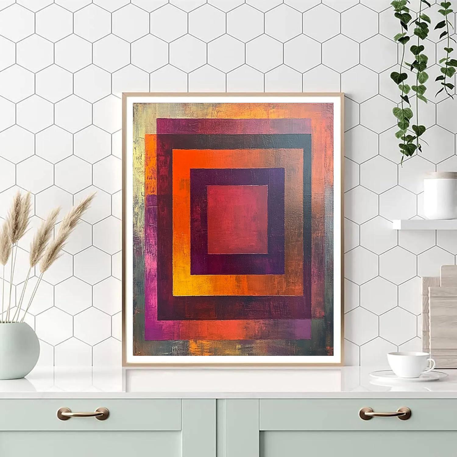 Rothko Inspired Twilight Blocks Paint by numbers kits