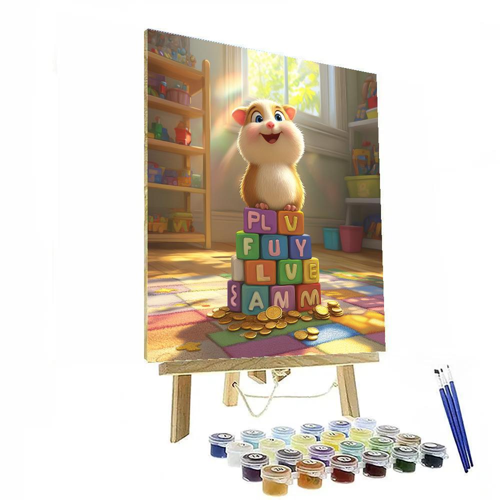 Hamm Toy Bank Stack Guard Disney Inspired Numbered painting kits