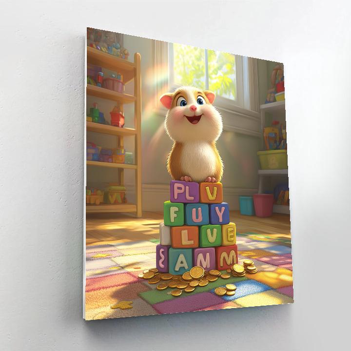 Hamm Toy Bank Stack Guard Disney Inspired Numbered painting kits