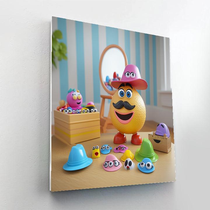 Mr Potato Head Silly Face Mirror Time Disney Inspired Numbered painting kits
