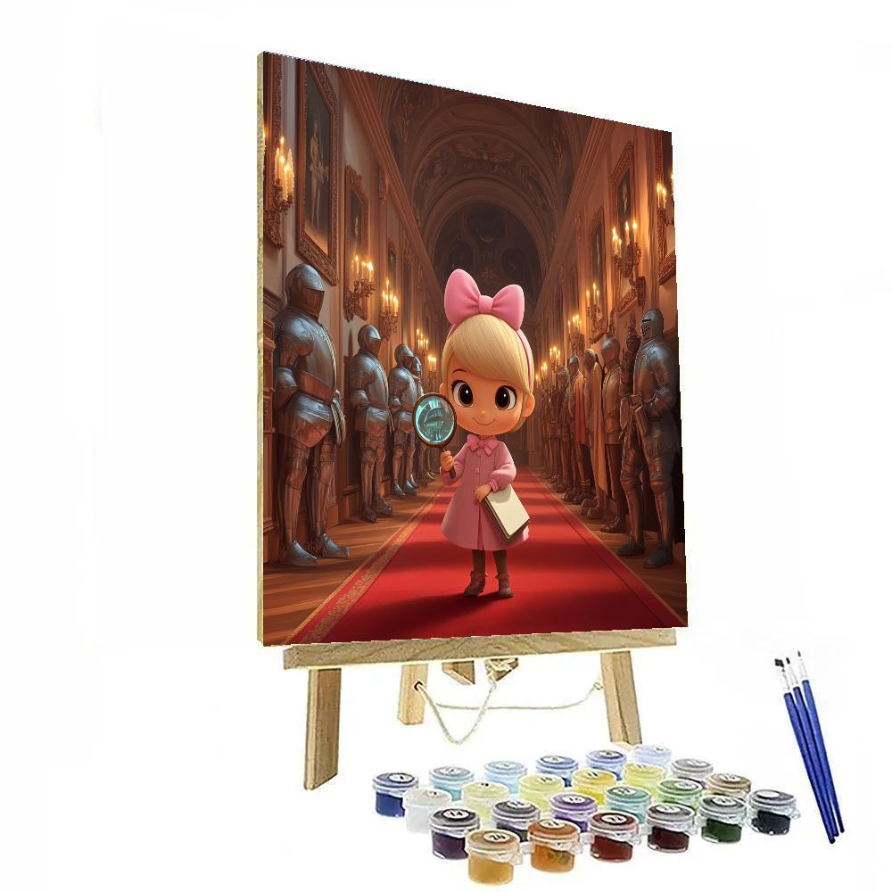 Webby Manor Hallway Clue Hunt Disney Inspired painting number kit