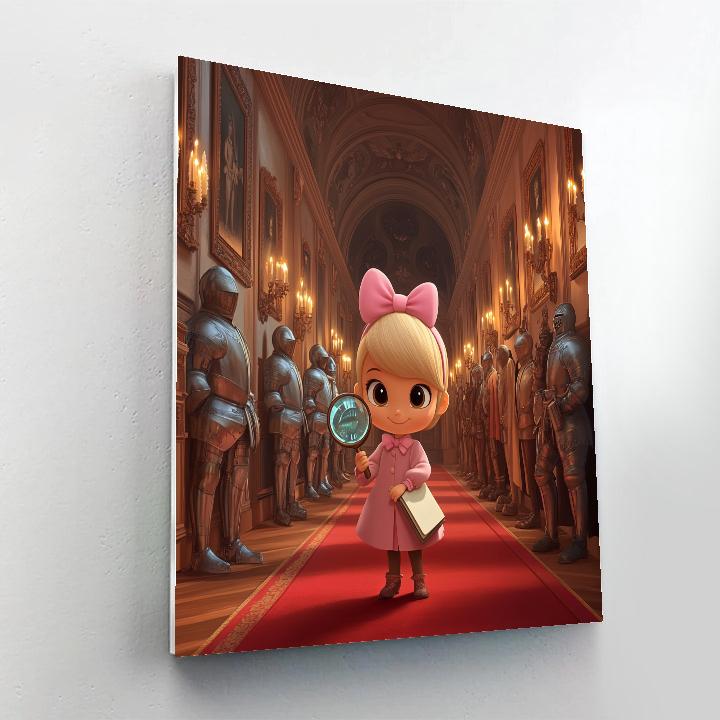 Webby Manor Hallway Clue Hunt Disney Inspired painting number kit