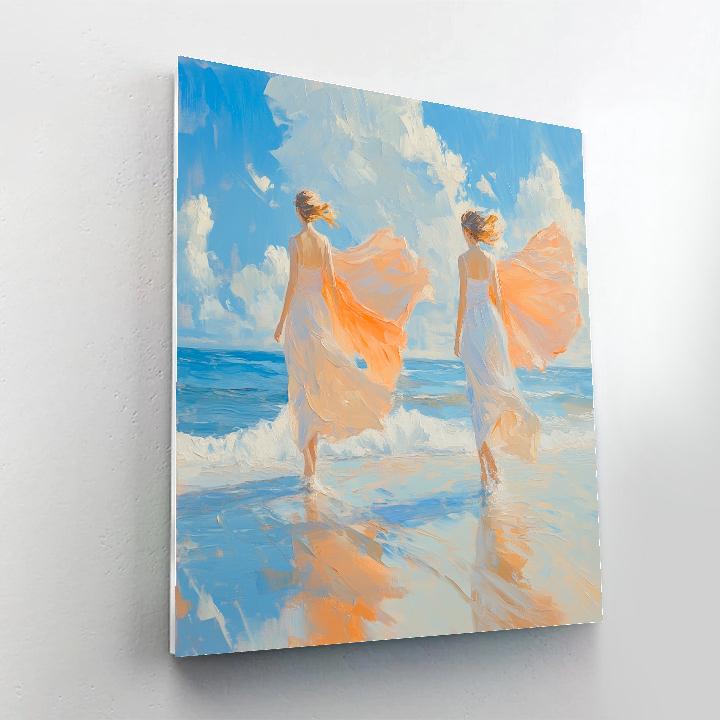 Sorolla Inspired Sunlit Beach Walk Painting by numbers kit