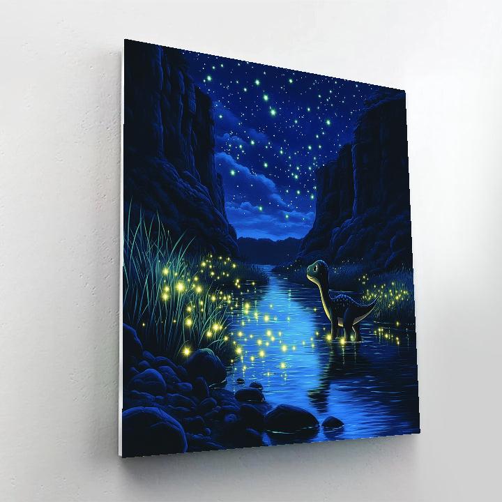 Arlo Riverbank Star Reflection Disney Inspired Painting by numbers kit