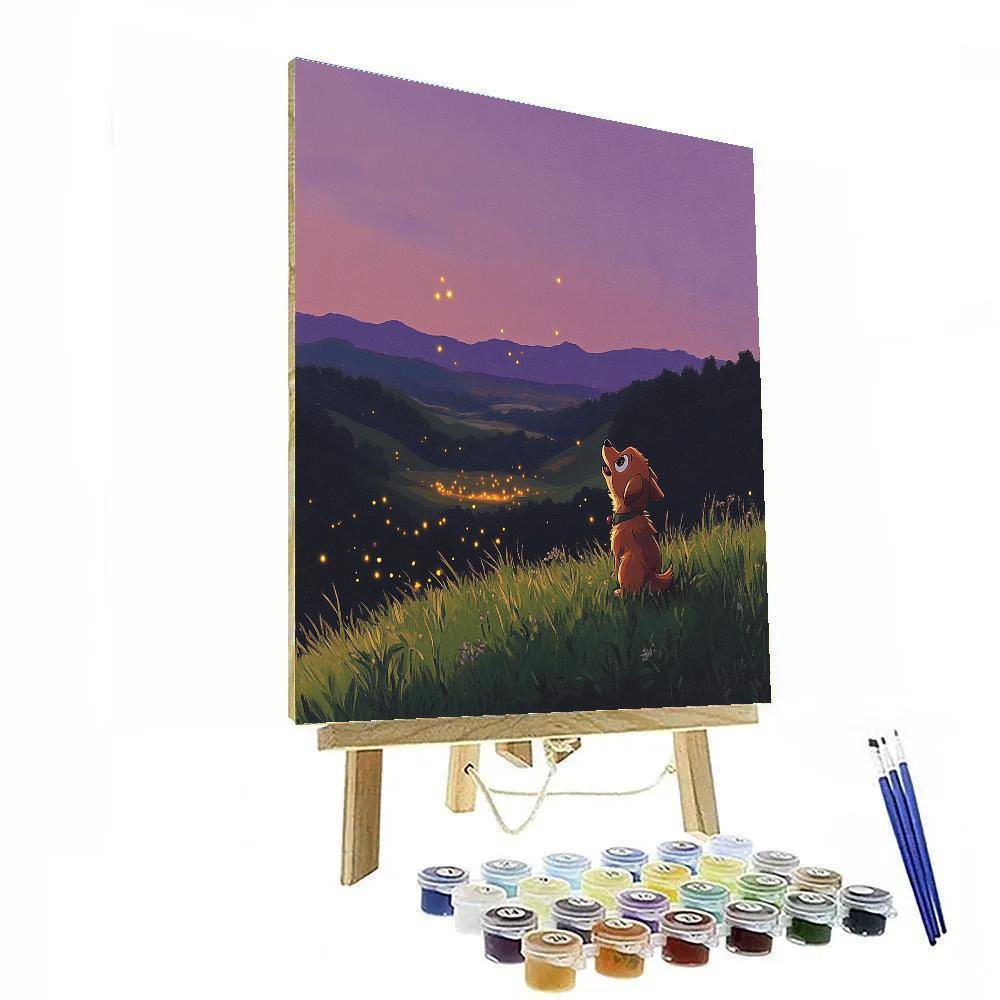 Spot Firefly Hilltop Howl Disney Inspired Numbered painting kits