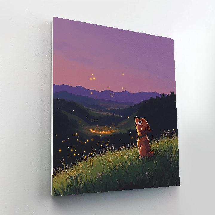 Spot Firefly Hilltop Howl Disney Inspired Numbered painting kits