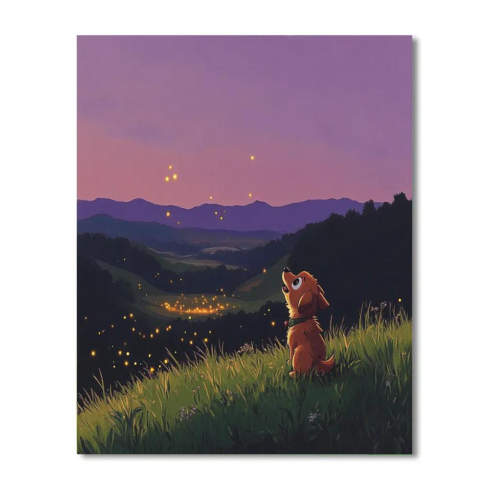 Spot Firefly Hilltop Howl Disney Inspired Numbered painting kits