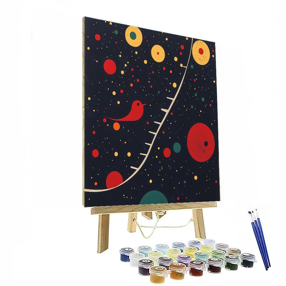 Miro Inspired Bird Dream Ladder Paint by numbers kits