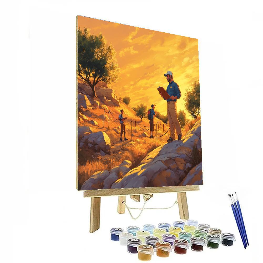 Phil Satyr Whistle Coaching Hill Disney Inspired paint by numbers