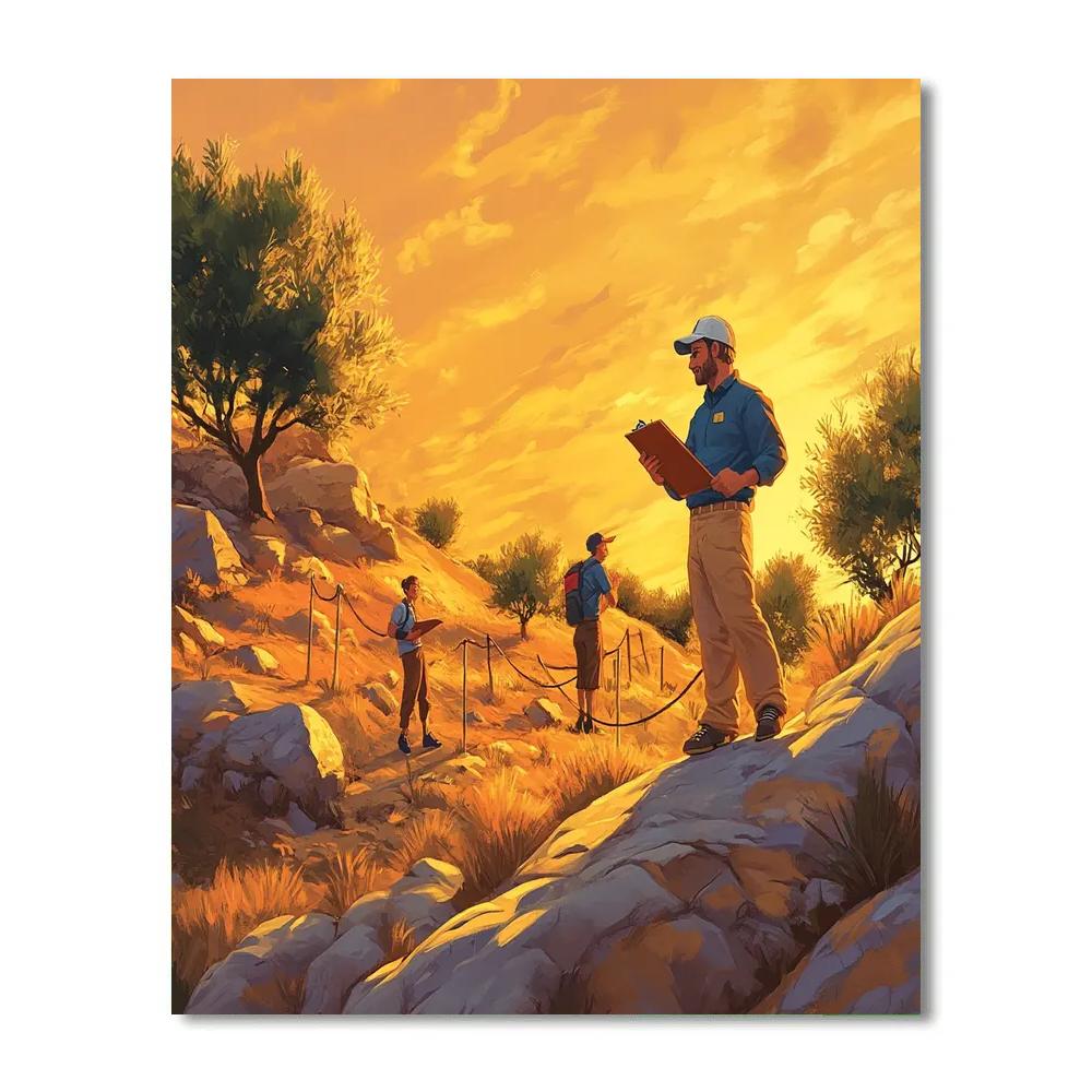 Phil Satyr Whistle Coaching Hill Disney Inspired paint by numbers