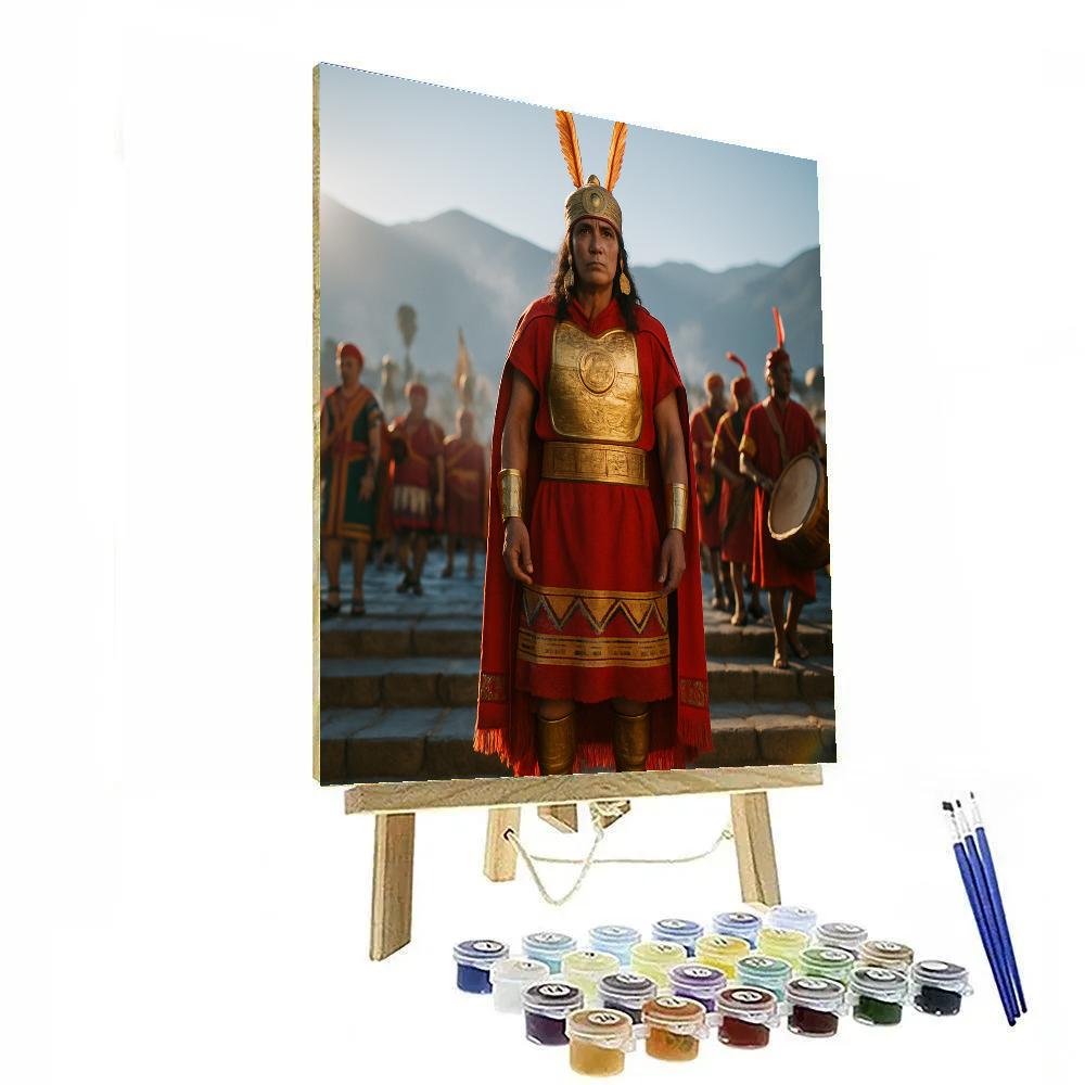 Inti Raymi Sunrise Ceremony Cusco Painting by numbers kit