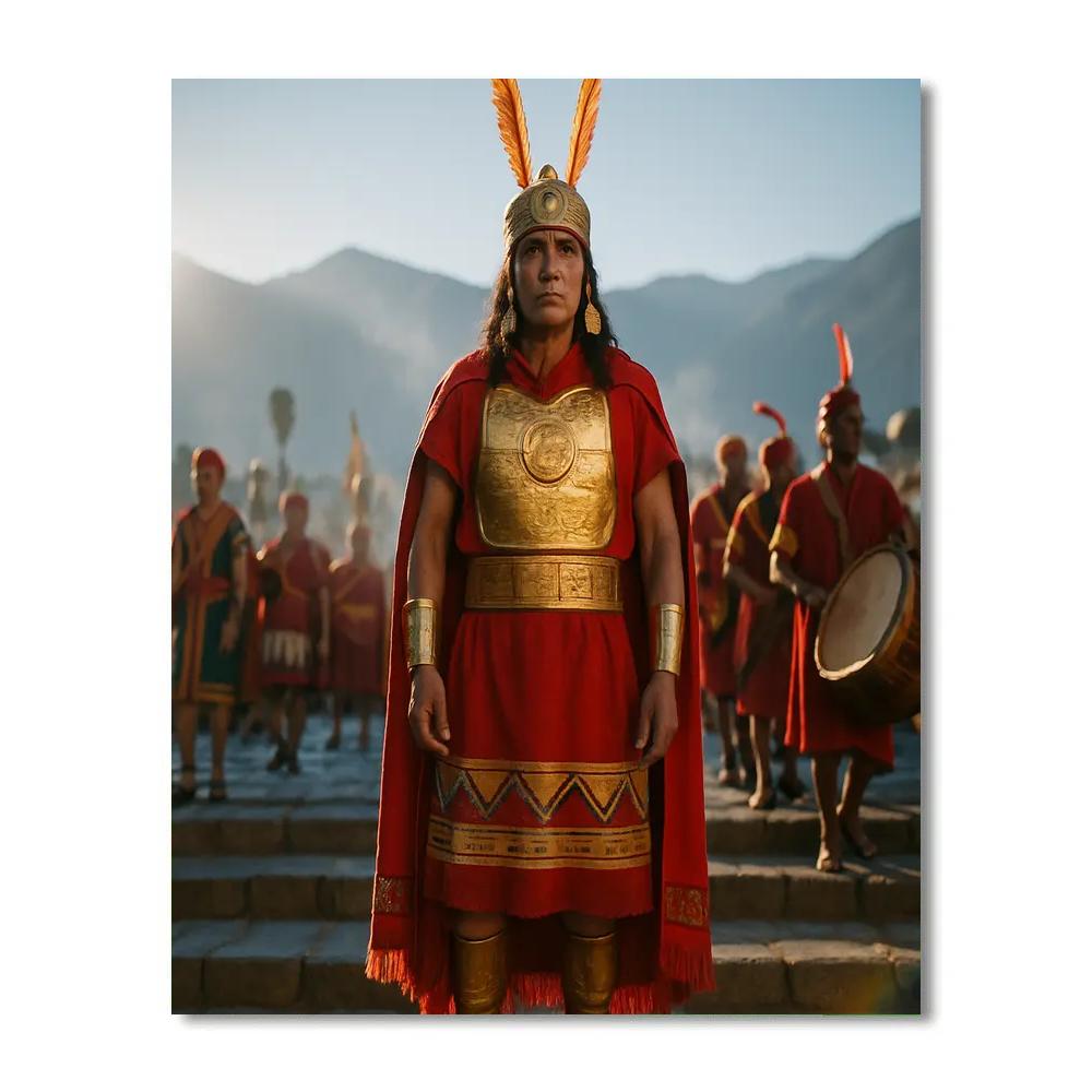 Inti Raymi Sunrise Ceremony Cusco Painting by numbers kit
