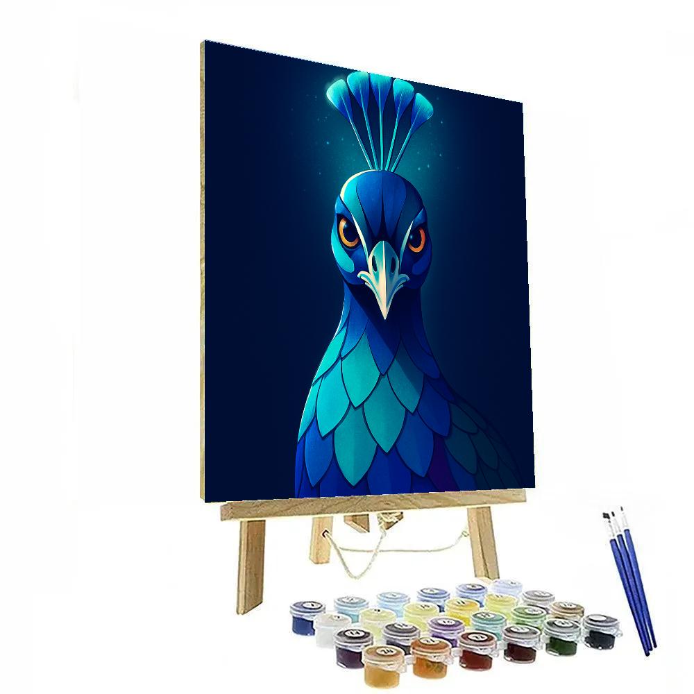 Nebula Crown Peacock Gaze paint by color