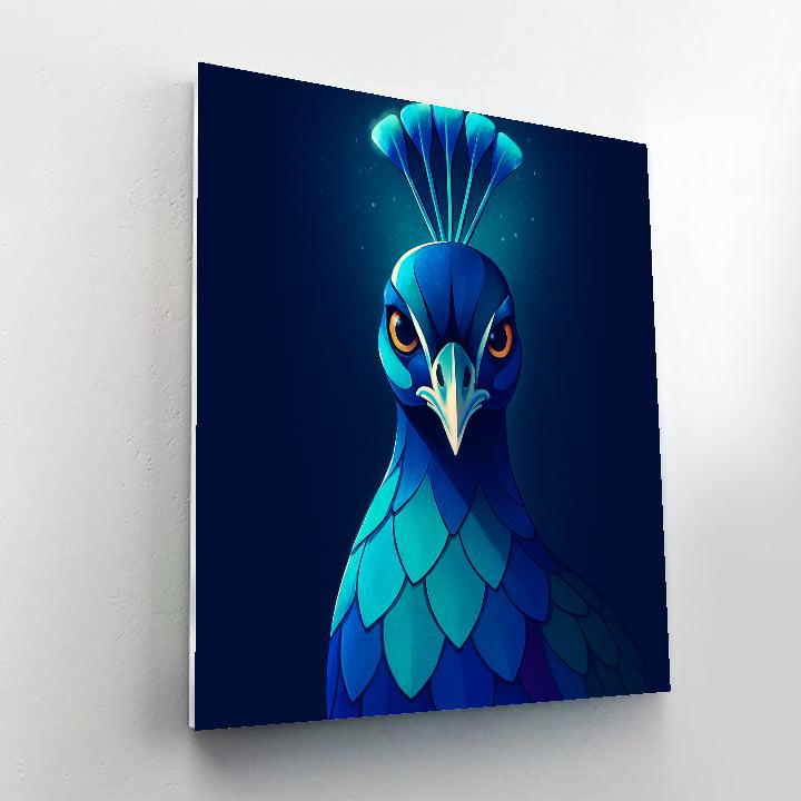 Nebula Crown Peacock Gaze paint by color