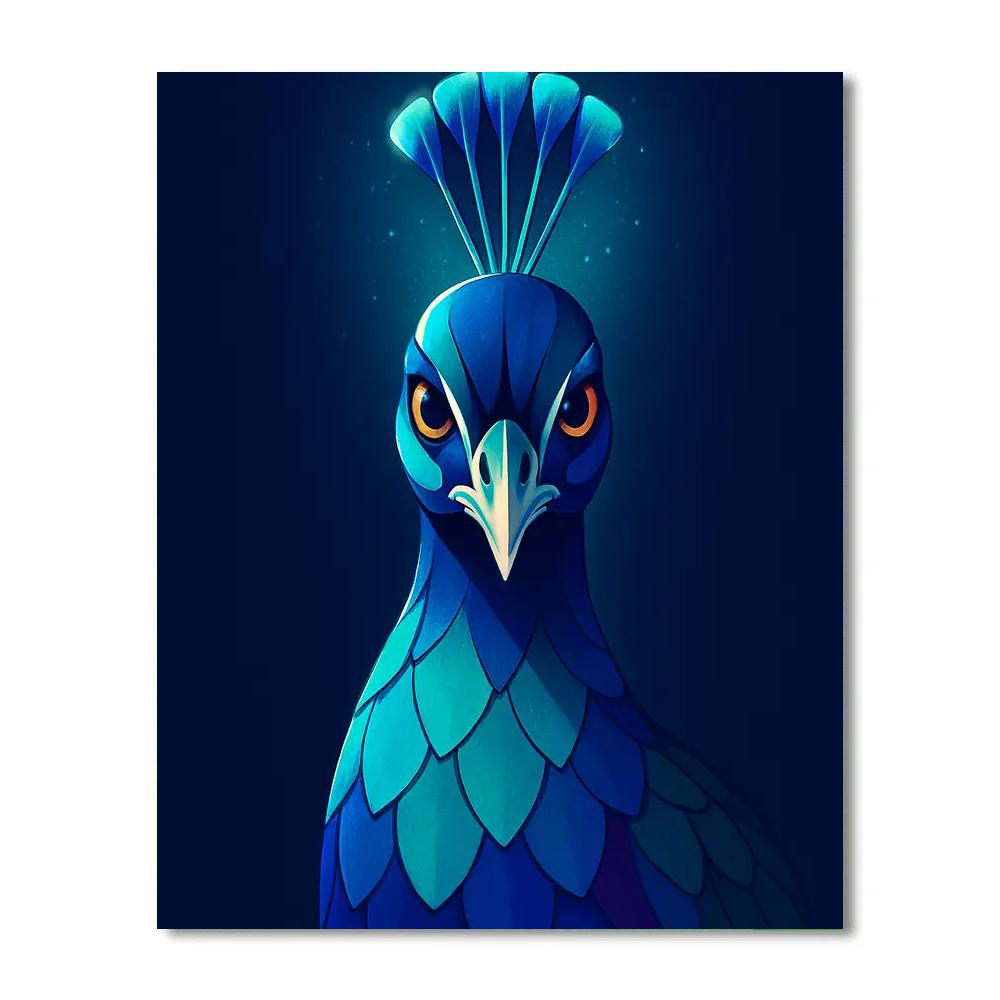 Nebula Crown Peacock Gaze paint by color
