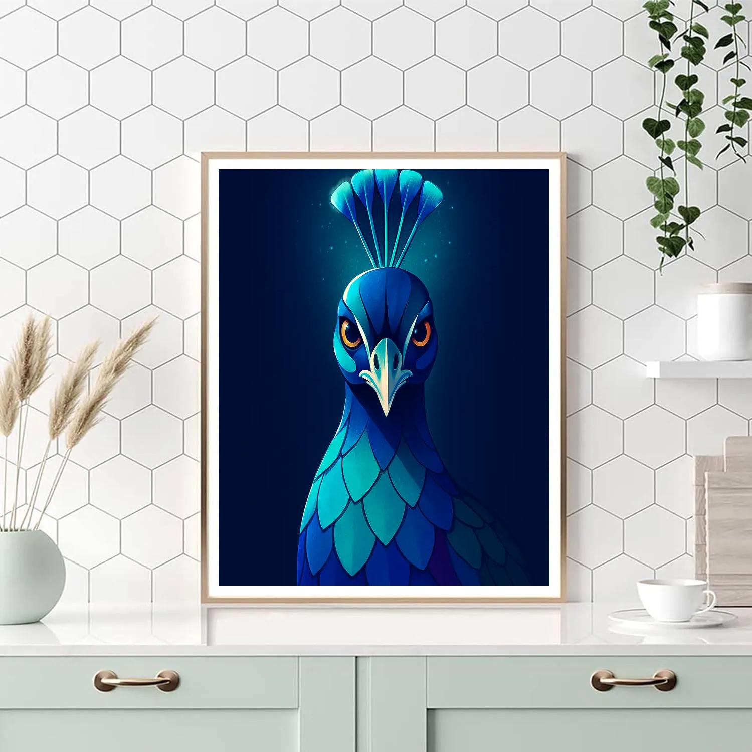 Nebula Crown Peacock Gaze paint by color
