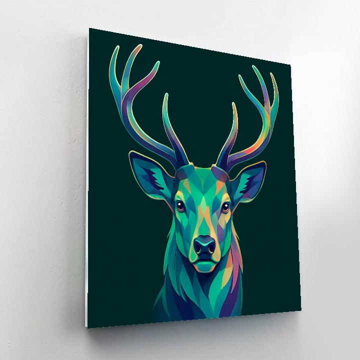 Aurora Antler Stag Sentinel Numbered painting kits